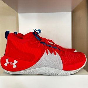 Under Armour Embiid 1 "Kansas Jay Hawks" Sneakers 3023086-603 Men’s Size 11.5